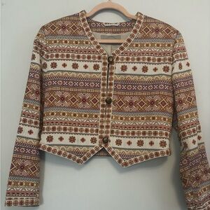 Vintage Bogner Bolero Style Jacket Size US 10‎